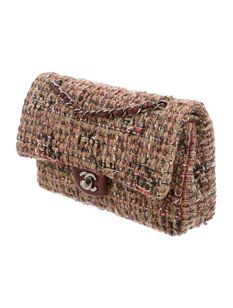 chanel tweed bag gift set|Chanel tweed medium bag.